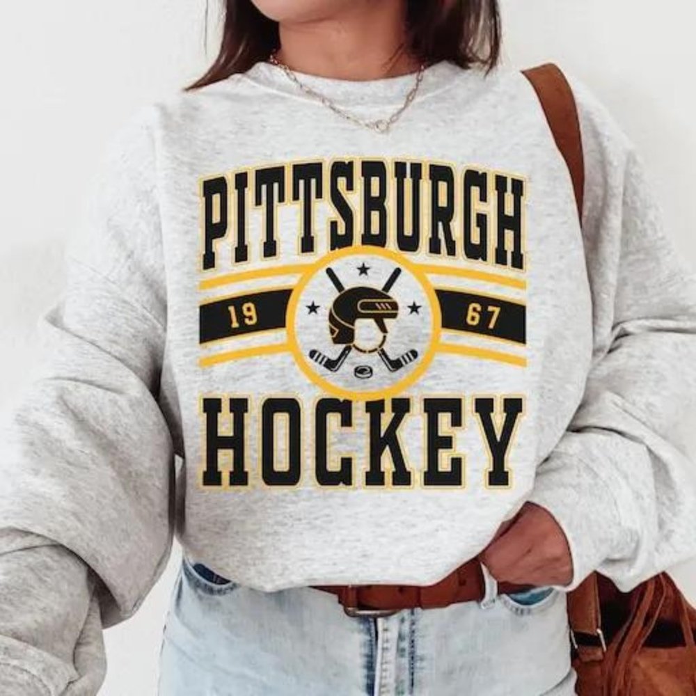 Pittsburgh Penguin, Vintage Pittsburgh Penguin Sweatshirt  Shirt, Penguins Sweat